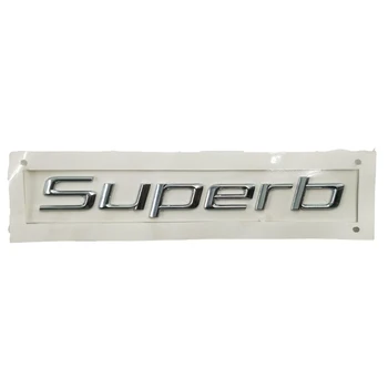 

New Rear Trunk Boot Lid 3D ABS Letter Sticker Alphabet Decal Emblem for Skoda Superb 2 3 mk2 mk3 b8 3T0 853 687 Car Styling