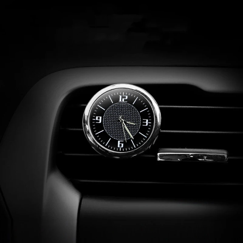 

Car Clock Vehicle Luminous Round Quartz Clock Watch Dashboard Air Outlet Decor For BMW 1 2 3 5 7 Series X1 X3 X4 X5 X6