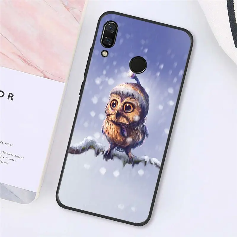 Cartoon cute animal owl