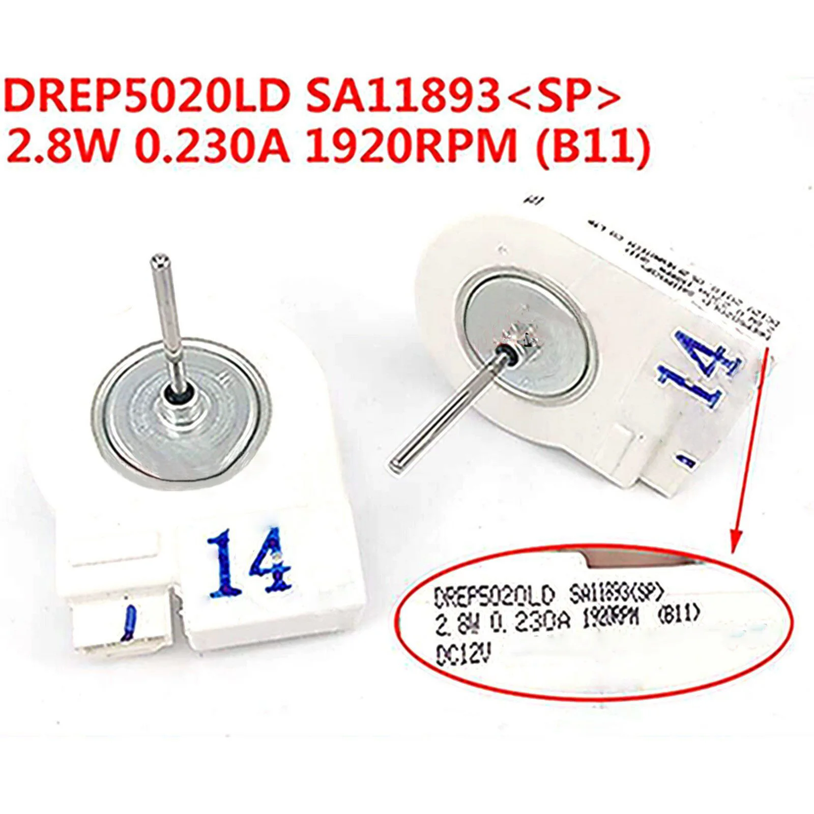 Для samsung DREP5020LD SA11893 двигатель охлаждающего вентилятора мотор процессорный кулер