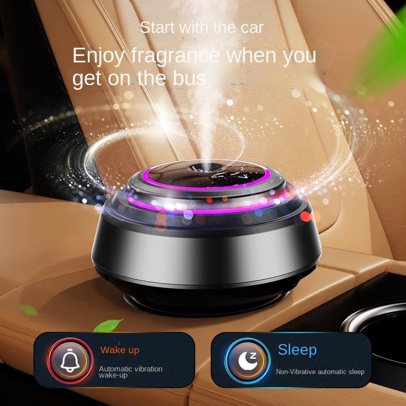 Ai Intelligent Car Oil Aroma Diffuser Flash Fragrance Scent Machine Locomotive Perfume Air Freshener Ocean Lavender Cologne