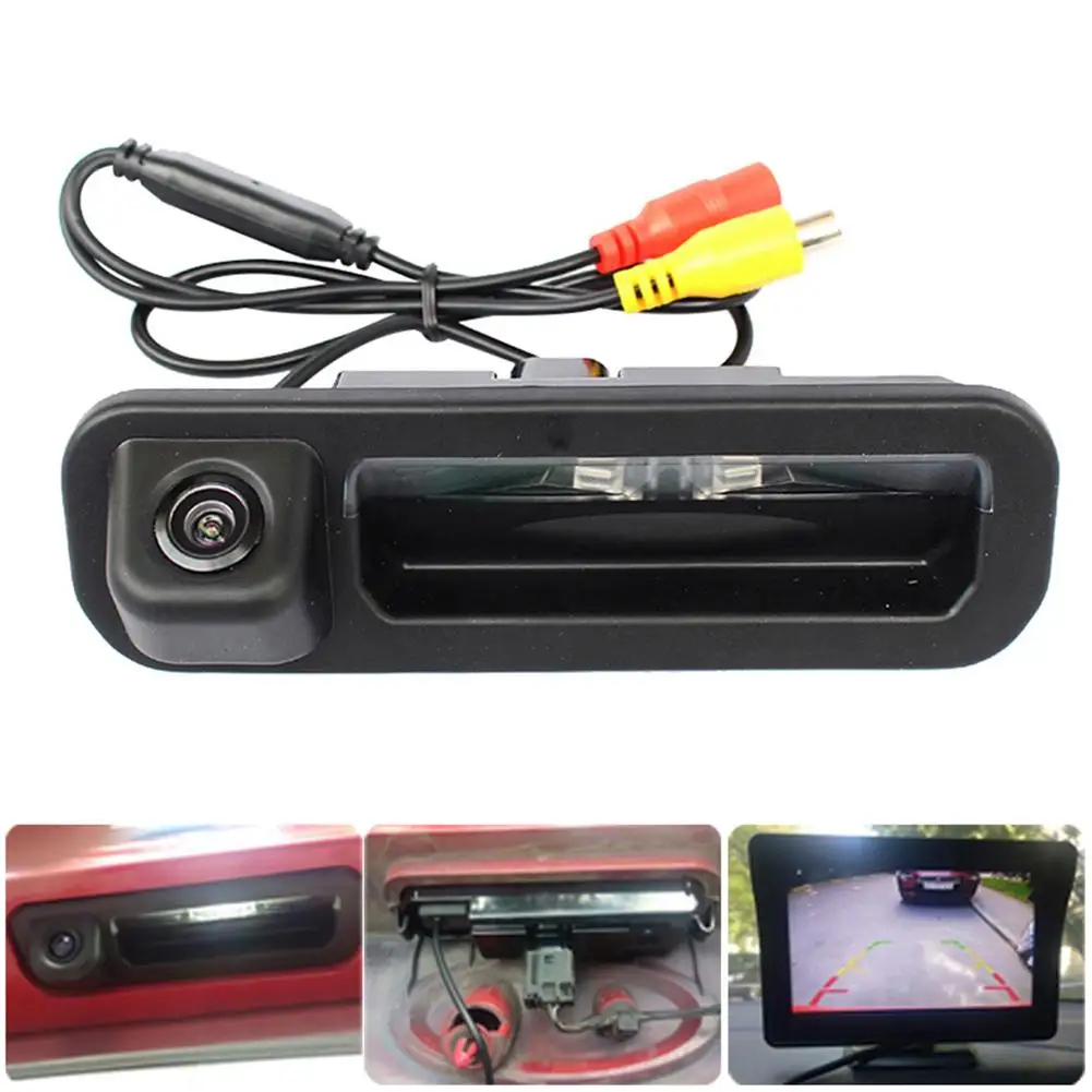 Car Auto Night Vision Trunk Handle Rear View Camera For Ford Focus 2012