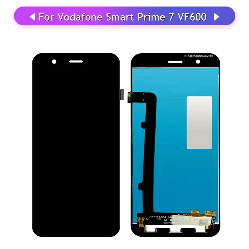 Протестирован для Vodafone Smart Prime 7 VFD600 VF600 ЖК-дисплей сенсорный экран для мобильного телефона дигитайзер сборка Замена