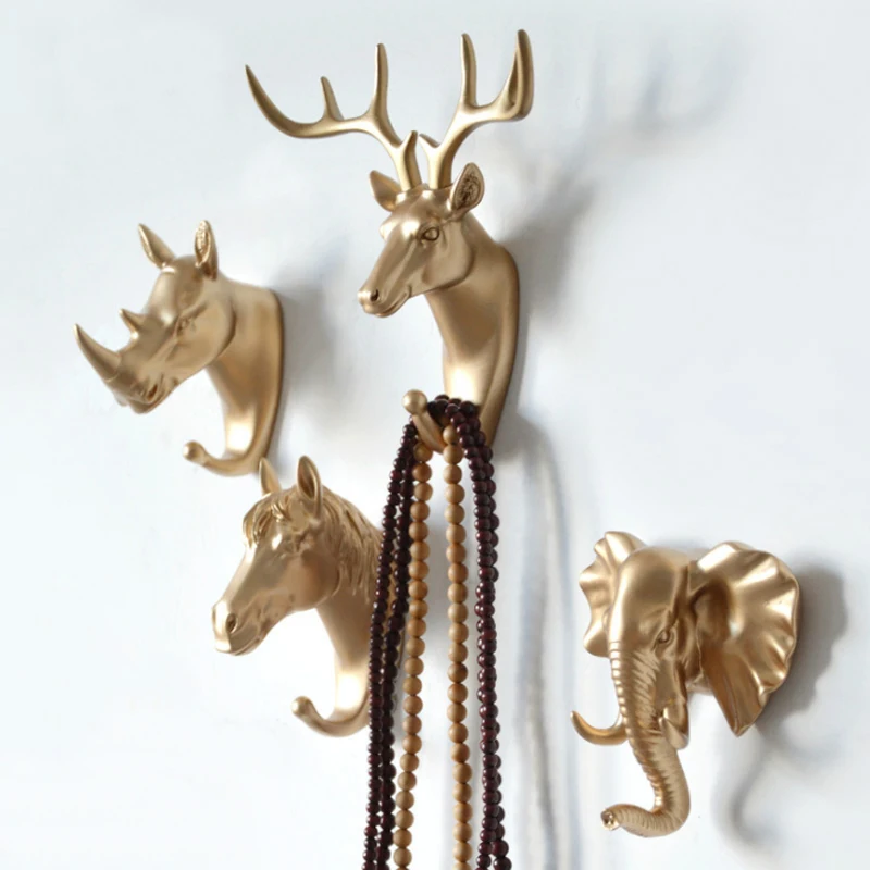 

Wall Coat Rack Home Wall Decoration Animal Head Rack