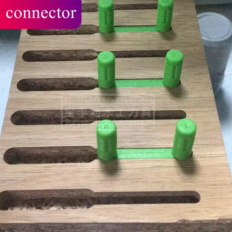 10pcs U-shaped Wood Board Connector plastic Invisible Right angle Fixed Cabinet Hinge Buckle lock Furniture fastener Hardware