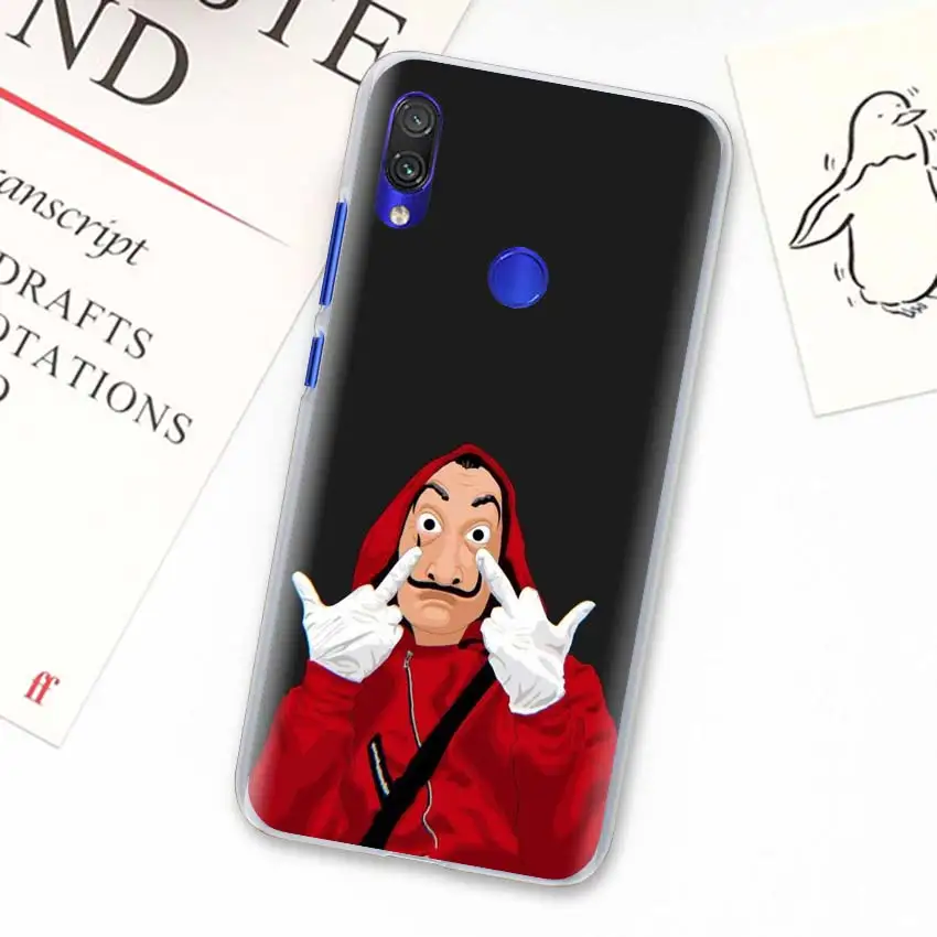 xiaomi leather case glass Spain TV Money Heist House Paper La Casa De Papel Case for Xiaomi Mi 9 9T 10 Lite Note 10 Pro A1 A2 Lite A3 Poco X2 F2 Pro Cover xiaomi leather case glass