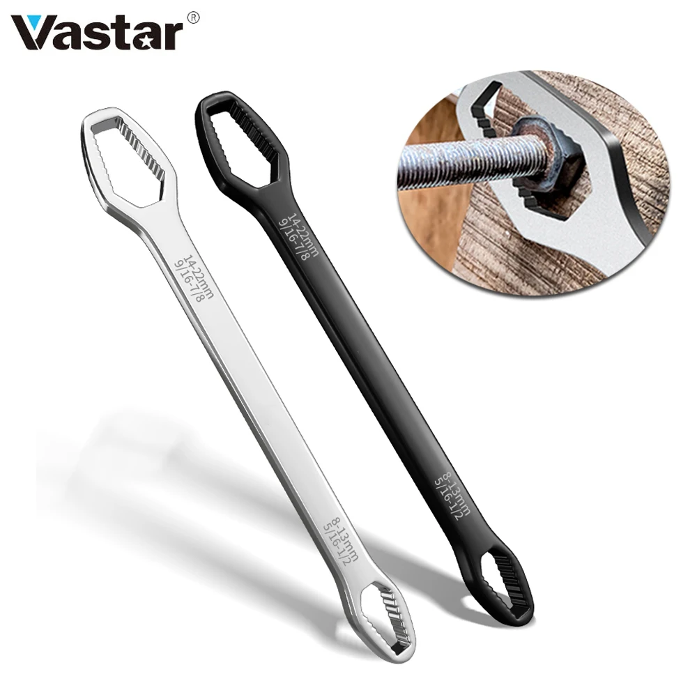 Universal Torx Wrench 8-22mm Ratchet Double Sided Wrench Spanner Repairing Tools