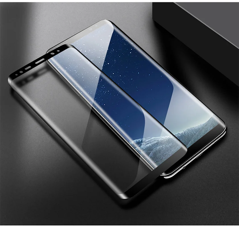 Закаленное стекло пленка для samsung Galaxy S9 S8 Plus Note 8 9 S7 Edge полный закругленный протектор экрана для samsung A6 A9 A8 Plus