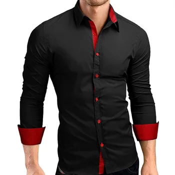 

Fashion Mens Luxury Long Sleeve Shirt Casual Slim Fit Stylish Blouse Shirts Tops HSJ88