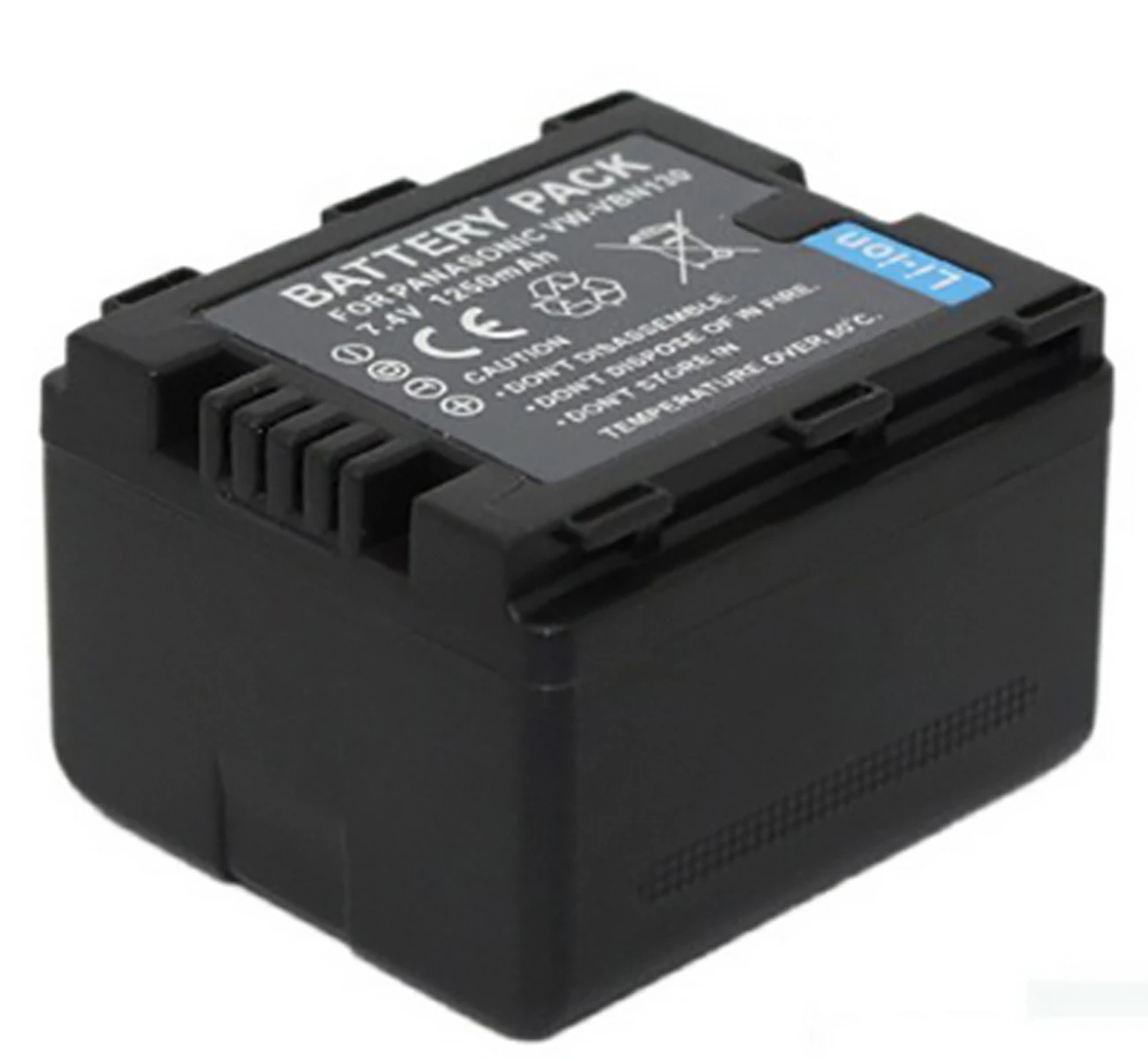 Перезаряжаемый литий-ионный аккумулятор для Panasonic VW-VBN130, VW-VBN130E, VW-VBN130E-K, VW-VBN260