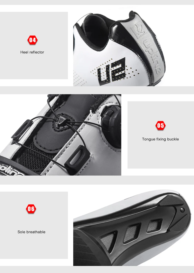 Road cycling shoes sapatilha ciclismo men riding bike sneakers self-locking breathable ultra-light women road cycling shoes