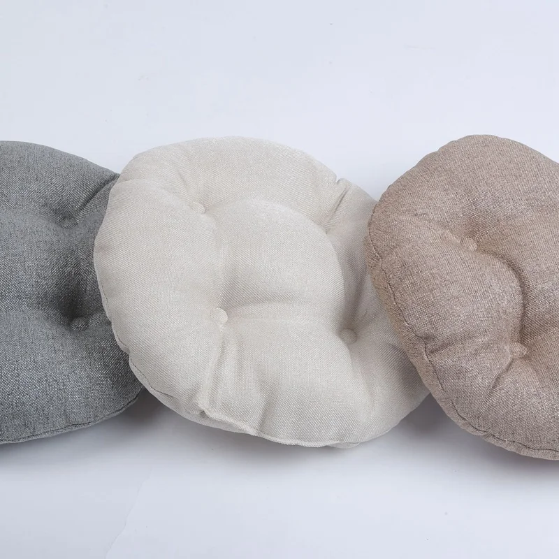 Новая подушка для стула, круглая подушка для пола, портативная Удобная Coussin дышащая подушка для сиденья, прочная Современная Подушка для домашнего декора