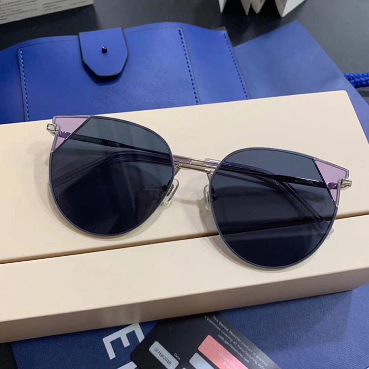 

2020 Fashion Cat Eye Sunglasses Women Oversized Vintage Sun Glasses For Ladies Retro Brand Gentle Designer MIMICHIC Color Lens