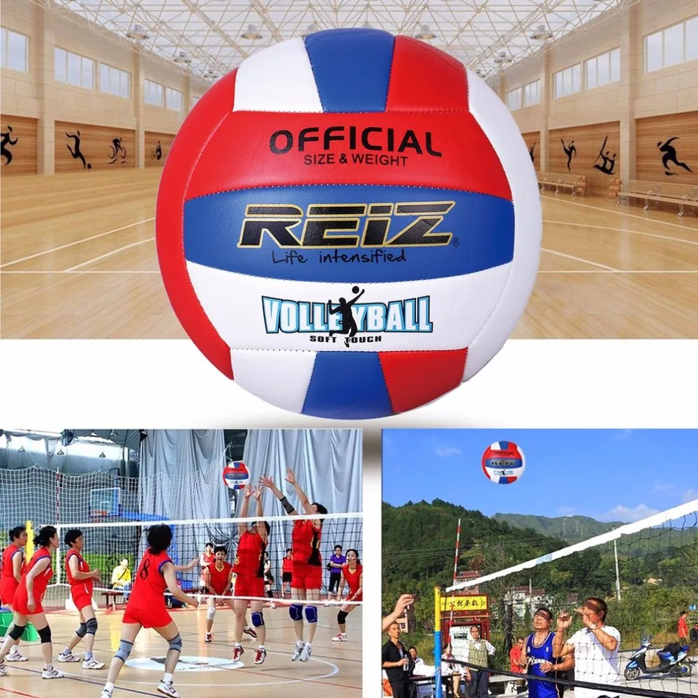 REIZ, профессиональный мягкий мяч для волейбола, для соревнований, тренировочный мяч для соревнований, международный стандарт, для пляжного гандбола, для помещений