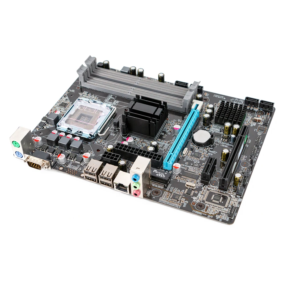 Материнская плата HUANANZHI материнская P45 для LGA 771/775 DDR2 8 Гб SATA2.0 USB2.0 PCI E 245*182 мм