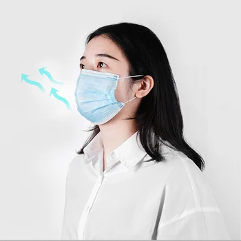 

50 Pcs High Quality Disposable Protective Mask 200 Pcs Masks Wholesale Soft Dustproof Elastic Ear Loops Breathable 100 Pcs Masks