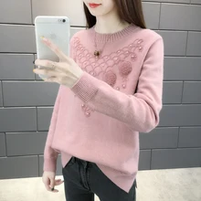 99731 этаж, 5 район, 29 средняя школа] настоящая фотография новой женской одежды, осенние и зимние свитера, Женщины 50