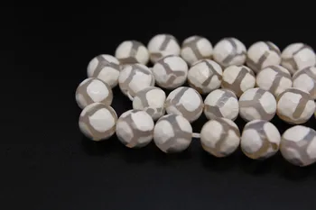 

2strand/lot 10mm Natural irregular cut agate，round beads For DIY Necklace Jewelry Making Loose 15" Free Shipping