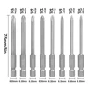 8pcs 75mm Magnetic Long Hex Cross Head Screwdriver Bits Electric Screwdriver Set ► Photo 2/6