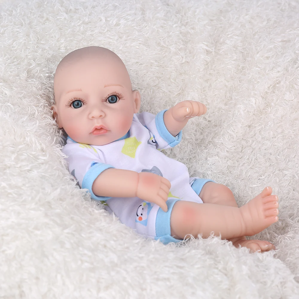 KAYDORA Twins Mini Reborn реалистичные детские куклы 10 дюймов 25 см полное тело виниловые для