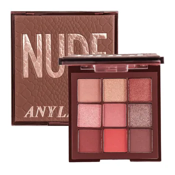

Nine Eyeshadow Eyeshadow Compact Explosion Pearly Lustre Matte Earth Europe Compact Anylady Wine Red Color
