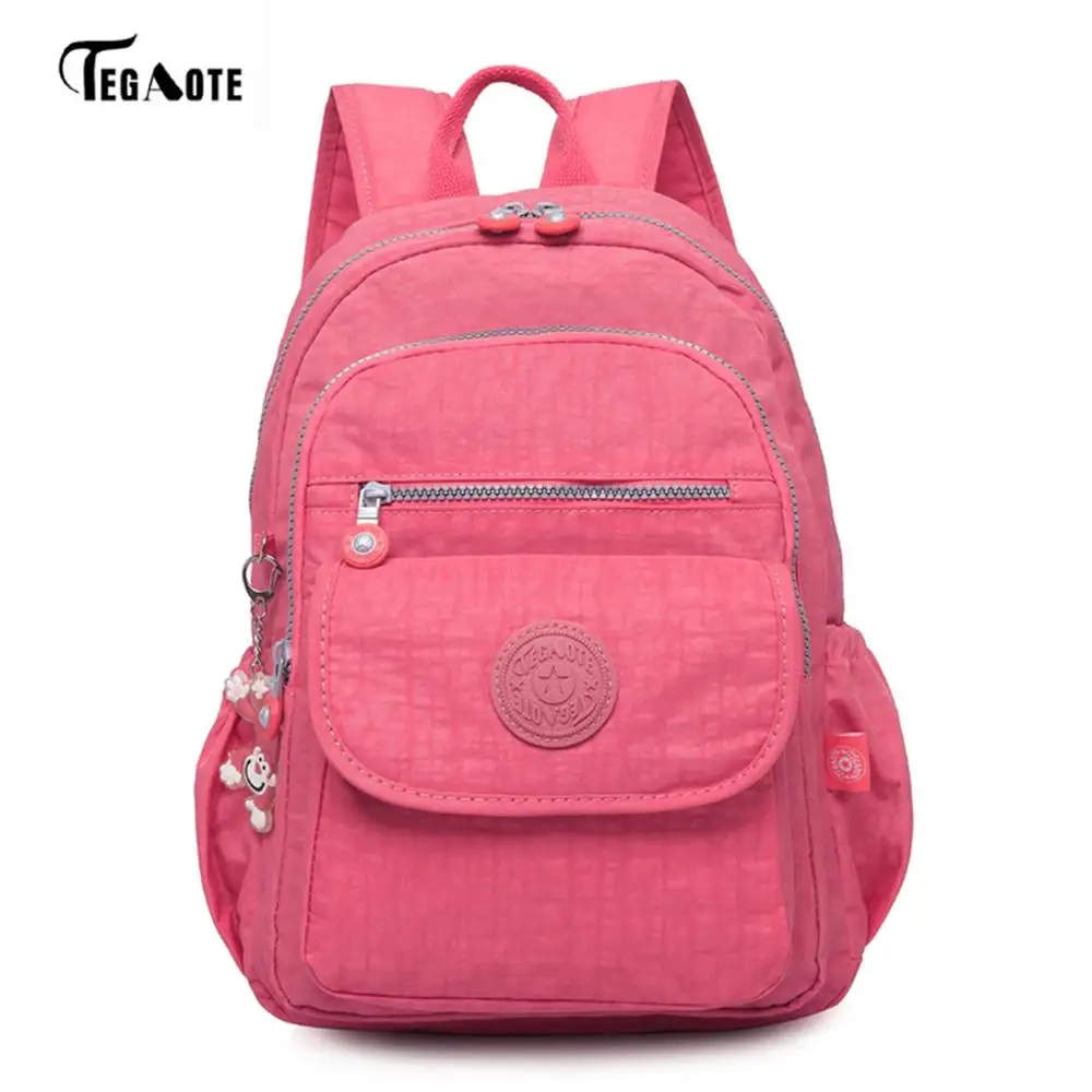 Школьные рюкзаки для ноутбука для девочек-подростков Mochila женские рюкзаки противоугонные водонепроницаемые сумки для мужчин и женщин - Цвет: Watermelon red