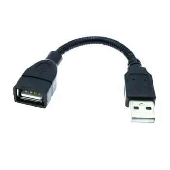 

USB2.0 male to female snake tube bracket holder synchronous data power extension cable for computer printer data transmission