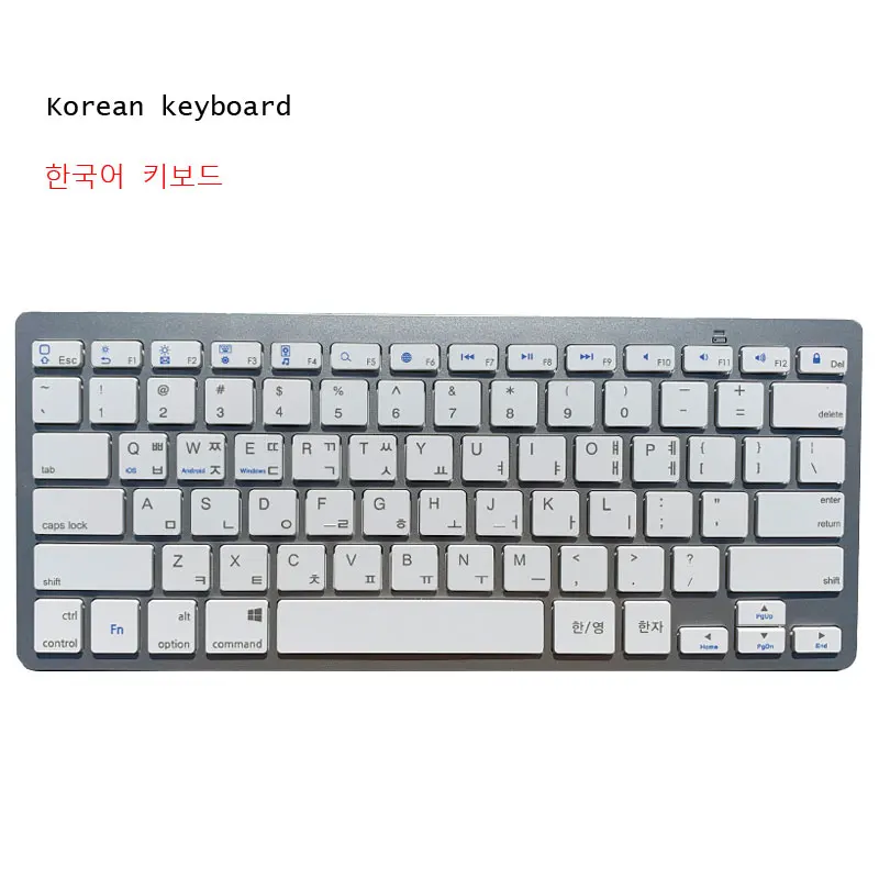 Slim Bluetooth Wireless Keyboard 78 keys for Tablet Phone iPad Laptop Macbook Compatible Windows Android iOS Mac OS magic keyboard pc Keyboards