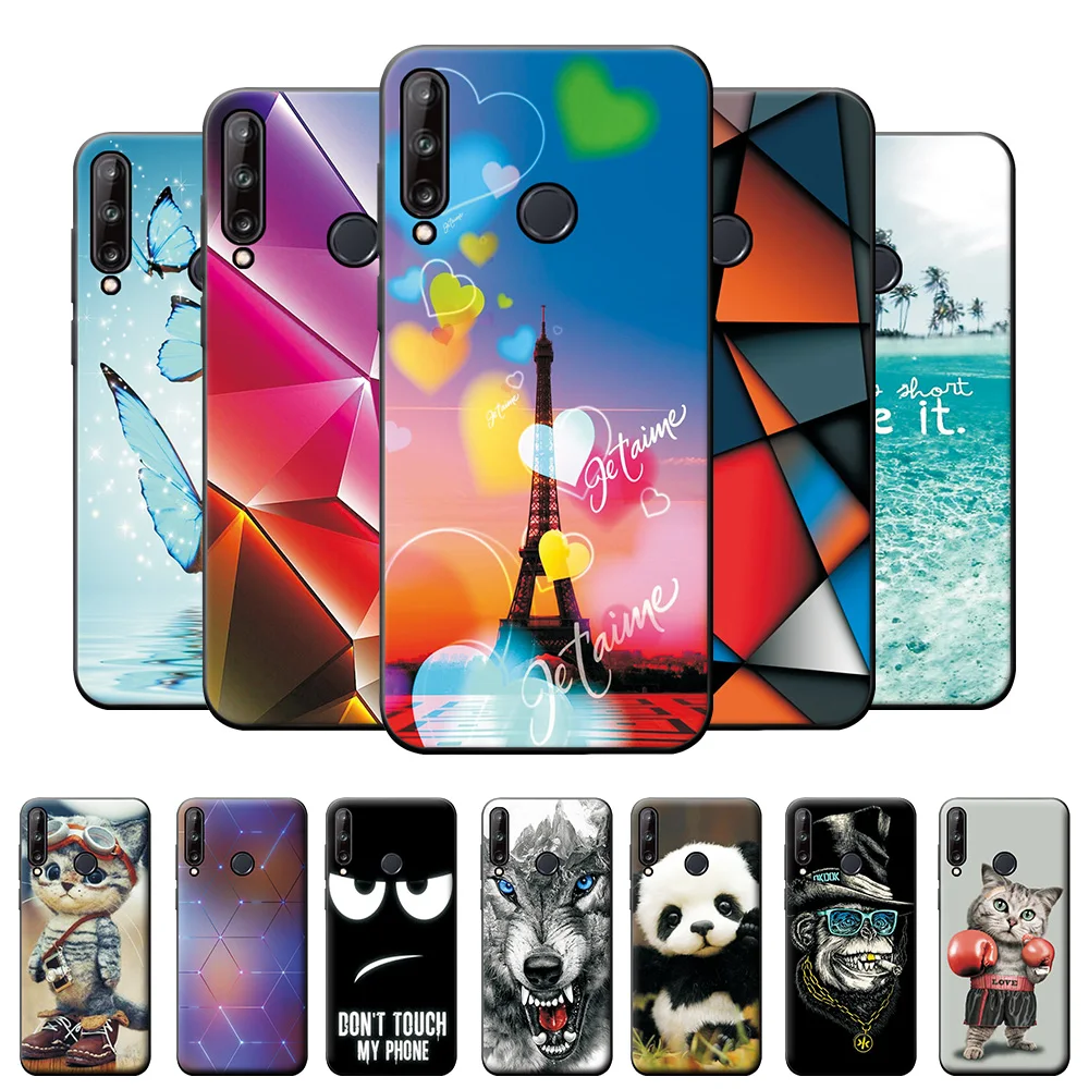 Чехол-бампер для Huawei Nova 4E 6 15 дюйма силиконовый чехол-башня телефона милый мягкий