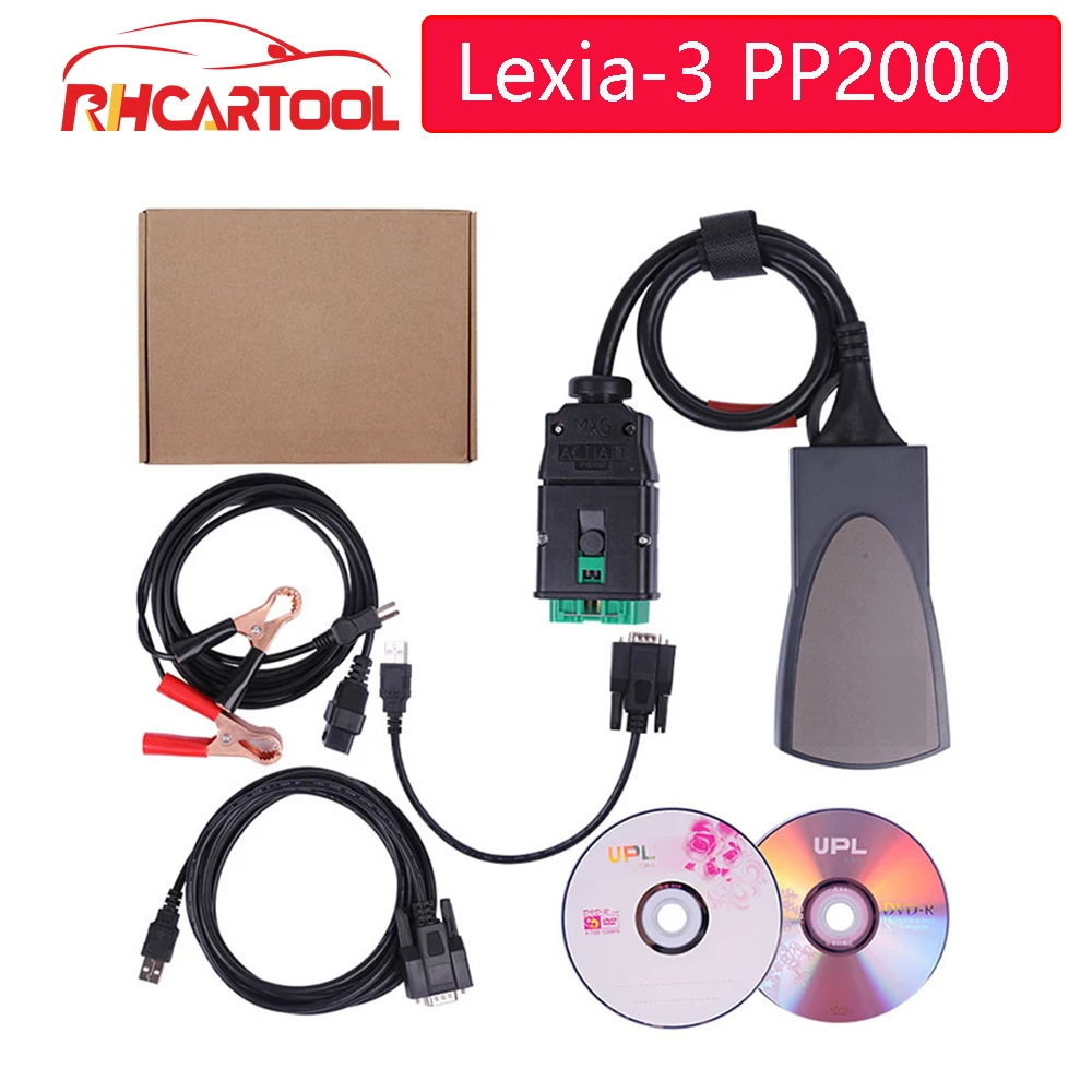 Obd2 Car Styling najnowsze V7.65 Lexia3 Lexia 3 V48 narzędzie diagnostyczne Lexia-3 PP2000 V25 z Diagbox darmowa wysyłka