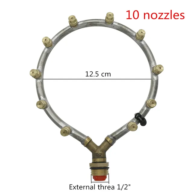 10 Nozzle and filter