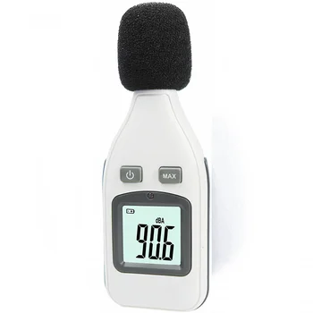 

GM1351 30-130DBA Digital Noise Sound Level Meter 1.5 DB Accuracy Decibel Logger Tester LCD Automatic Backlight