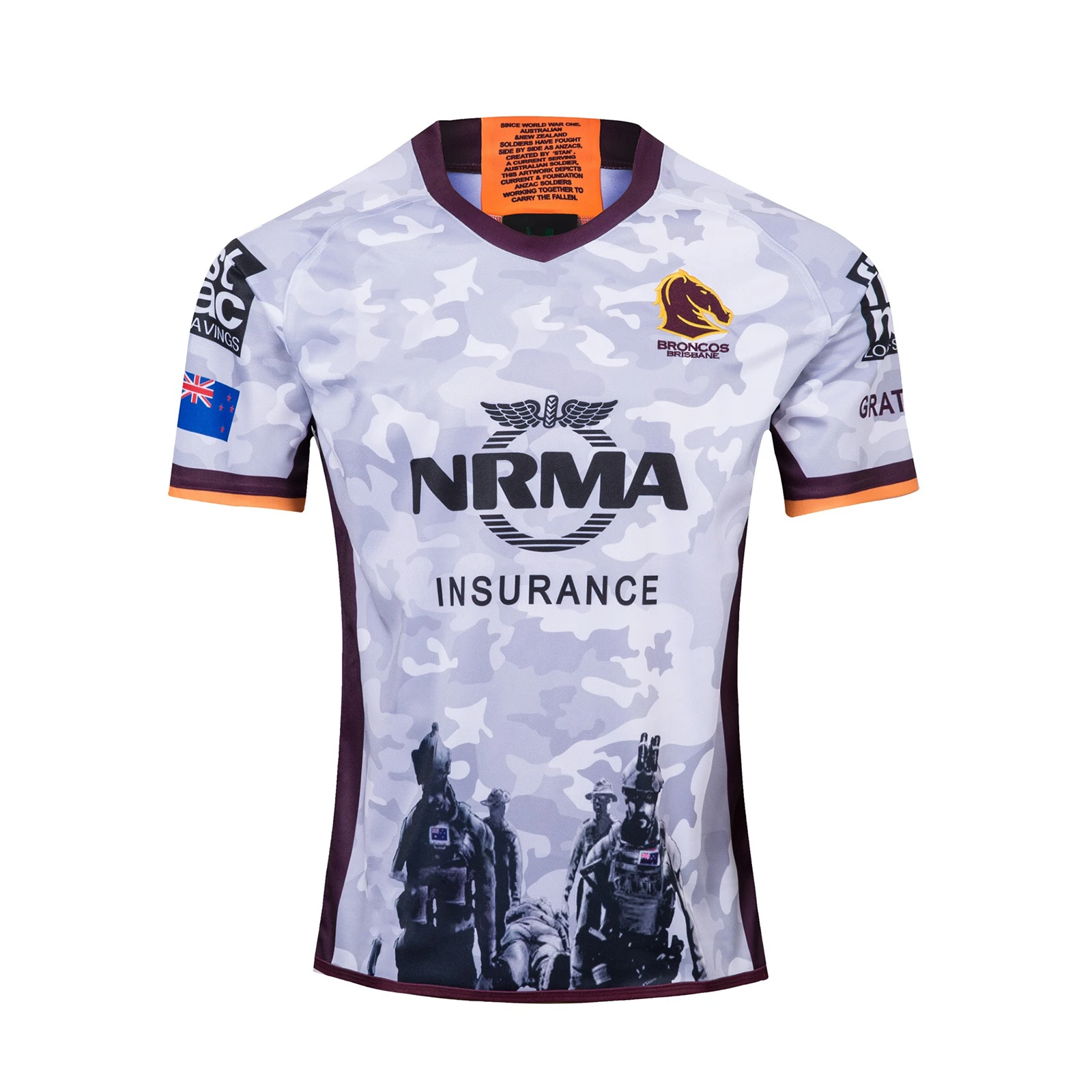 Herencia Glorioso gancho Camiseta de Rugby ANZAC para hombre, ropa para chico, de los Broncos, de  venta al por mayor, 2019|Camisetas de rugby| - AliExpress