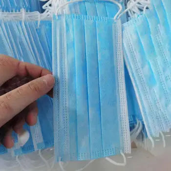 

50PCS Anti-virus Masks Disposable Protective Mask 3 Layers Dustproof Facial Protective Cover Masks Breathable face masks 5