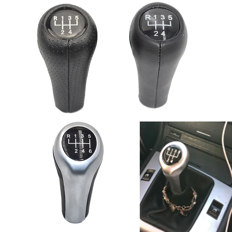 

5/6 Speed Advanced Leather Gear Shift Knob For BMW 1 3 5 6 Series E30 E32 E34 E36 E39 E46 E53 E60 E61 E63 E81 E82 E90 Gear Head