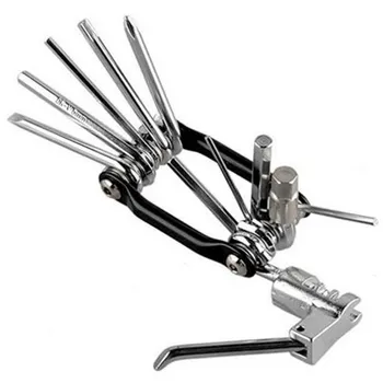 

Bicycle Tool Repair Set 11-in-1 Bicycle Repair Tool Set Wrench Screwdriver Carbon Steel Chain Bicycle Multifunction Tool