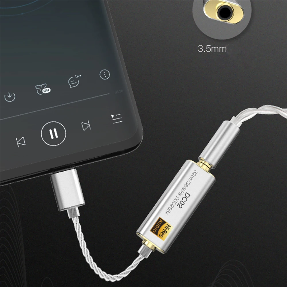 Portable Amplifier for iBasso Headphone Adapter DC01 DC02 USB DAC for Android Phone PC Tablets 2 5mm 3 5mm HiFi HiRes