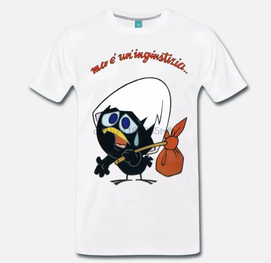 Футболка MAGLIA TRIBUTO CALIMERO SCRITTA SIMPATICA INGIUSTIZIA 1 S M L XL|Футболки| |