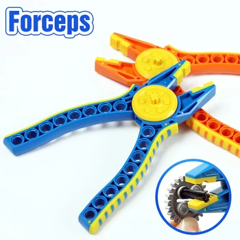 

Dial Button Pliers Designer City Friends Technic Building Blocks Sets Toys Remove Plastic Nails Tweezers Tool Accessories Bricks