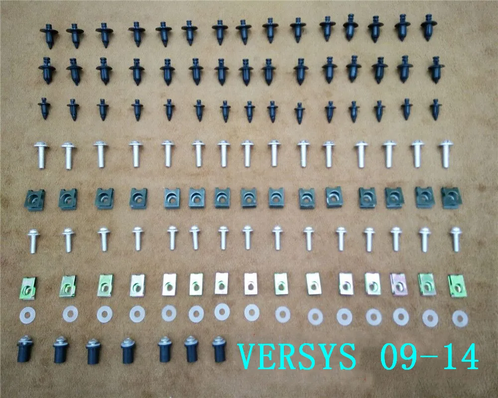 

Fairing Bodywork Kit Bolts Screws For Fit For Kawasaki VERSYS (650cc) 2009-2014