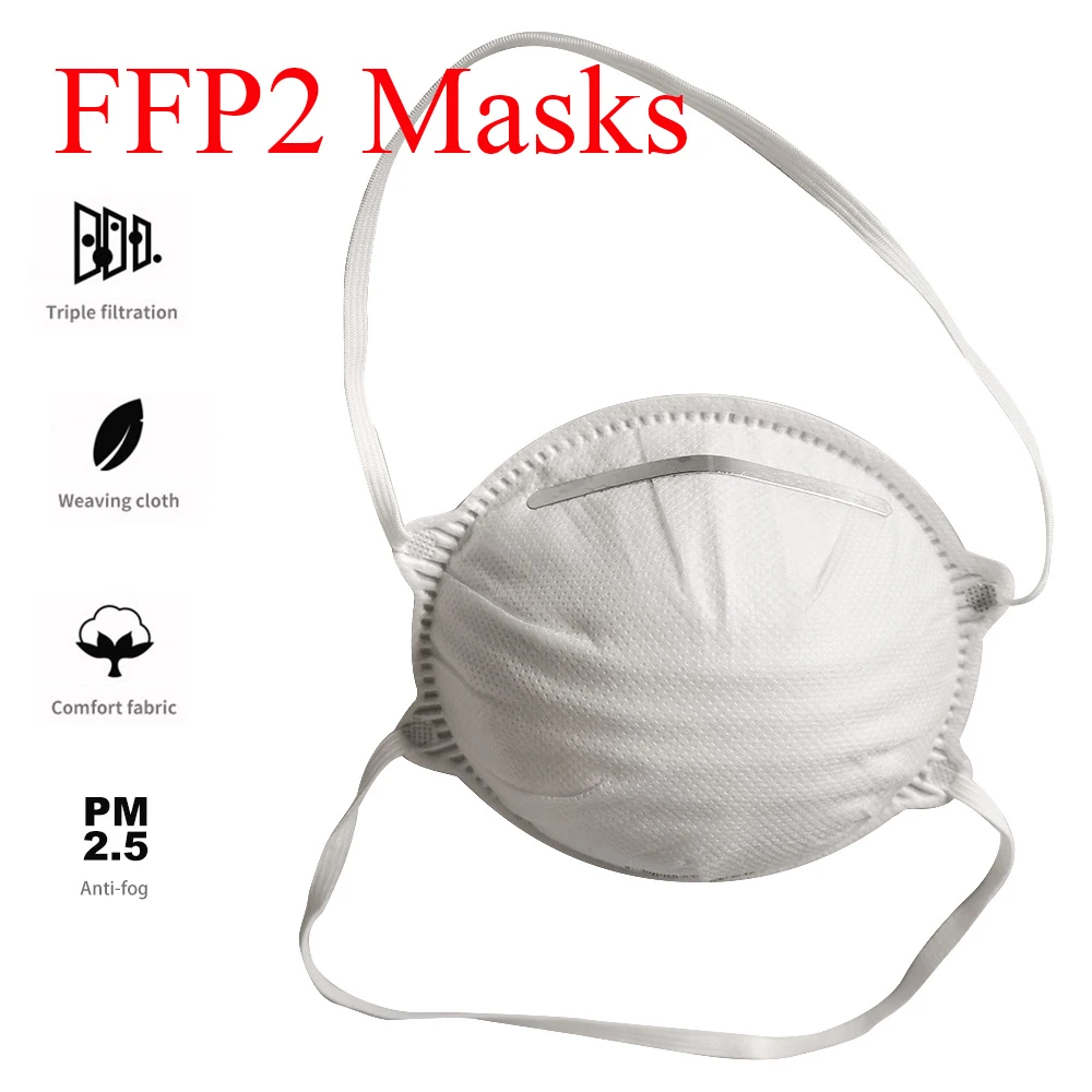 

Protective Mask Professional FFP2 Respirator Masks Anti Bacteria Dustproof Face Mouth Mask Anti-fog kn95 Mask
