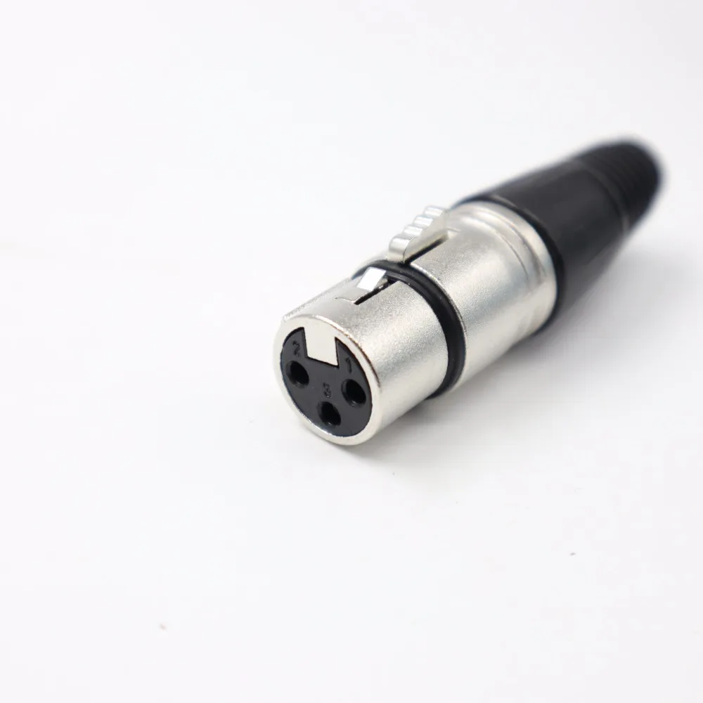 10PCS Quality XLR Connector Plug 3pin Mic Plug Jack For NEUTRIK NC3MXX NC3FXX