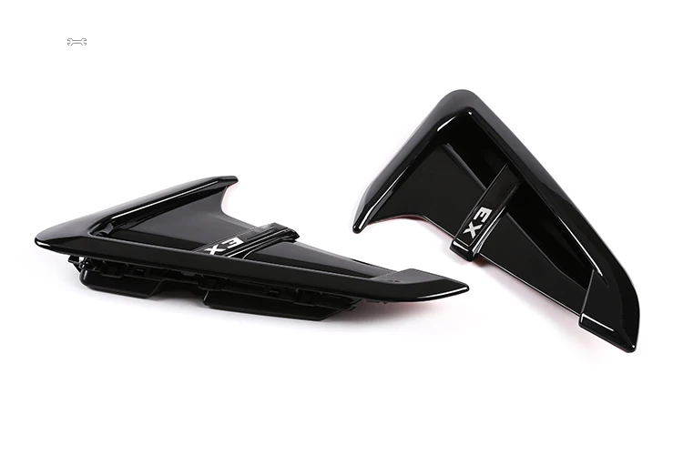 Car Front Fender,Thunder Edition Side Air Vent Cover Sticker,ABS,For BMW X3 G01 X4 G02 2018-2021,With M logo,Replacement Parts