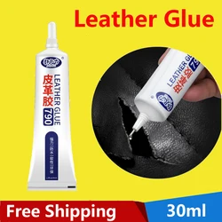 Leather Glue 30/60ml Leather Scratch Repair Soft Glue Incognito Transparent Washable Liquid Glue Leather Adhesive Glue