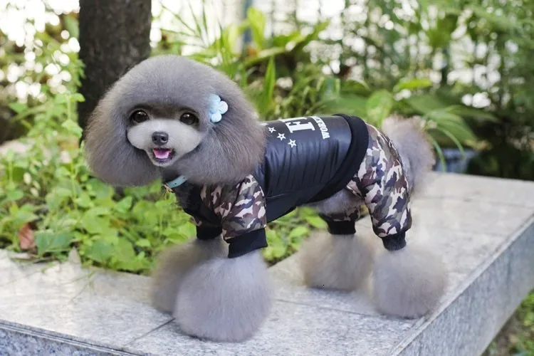 Крутая Одежда для собак FBI, утепленный комбинезон для щенка, теплая зимняя одежда для мальчиков и собак, Ropa Para Perros