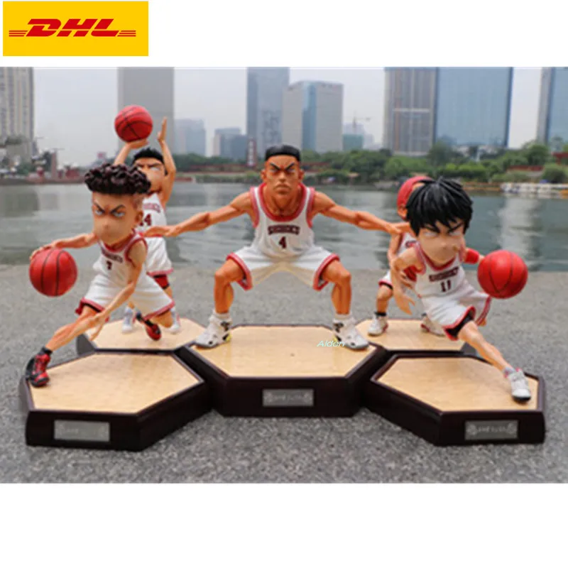 

6" Statue SLAM DUNK Bust Rukawa Kaede Full-Length Portrait Akagi Takenori GK Action Collectible Model Toy BOX 14CM Z2725