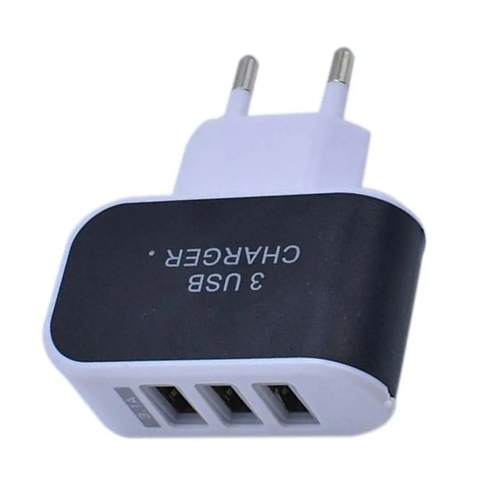 

Triple USB Port Home Travel Charger Adapter Smart Charging Head