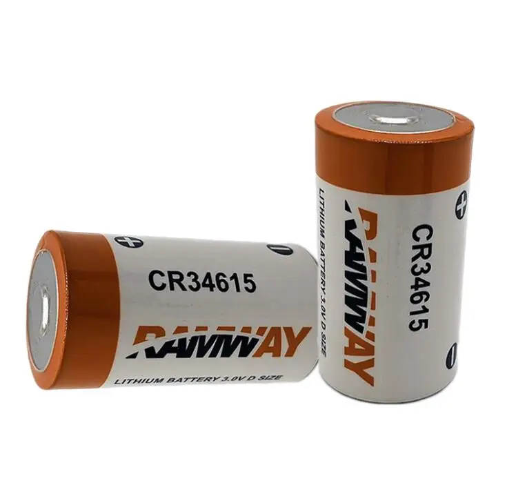 2pcs Cr34615 Lithium Battery 3v12000mah - Button Cell Batteries ...