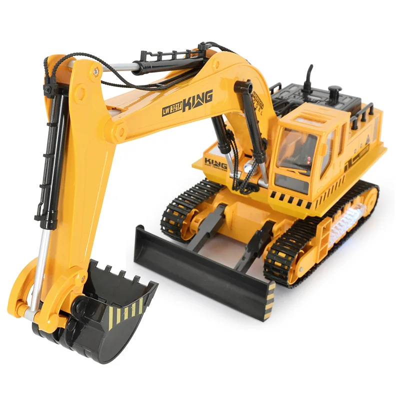 

14 through Remote Control Engineering Vehicle Excavator Model Large Size Rechargeable Excavator Electric Remote Control CHILDREN