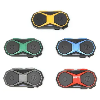 

3.0 Hands-free WT005 Motorcycle Helmet Headsets Waterproof 1000m Wireless bluetooth FM Music Intercom Interphone